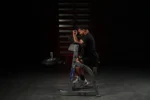 Aparat biceps șezând cu discuri - imagine 3